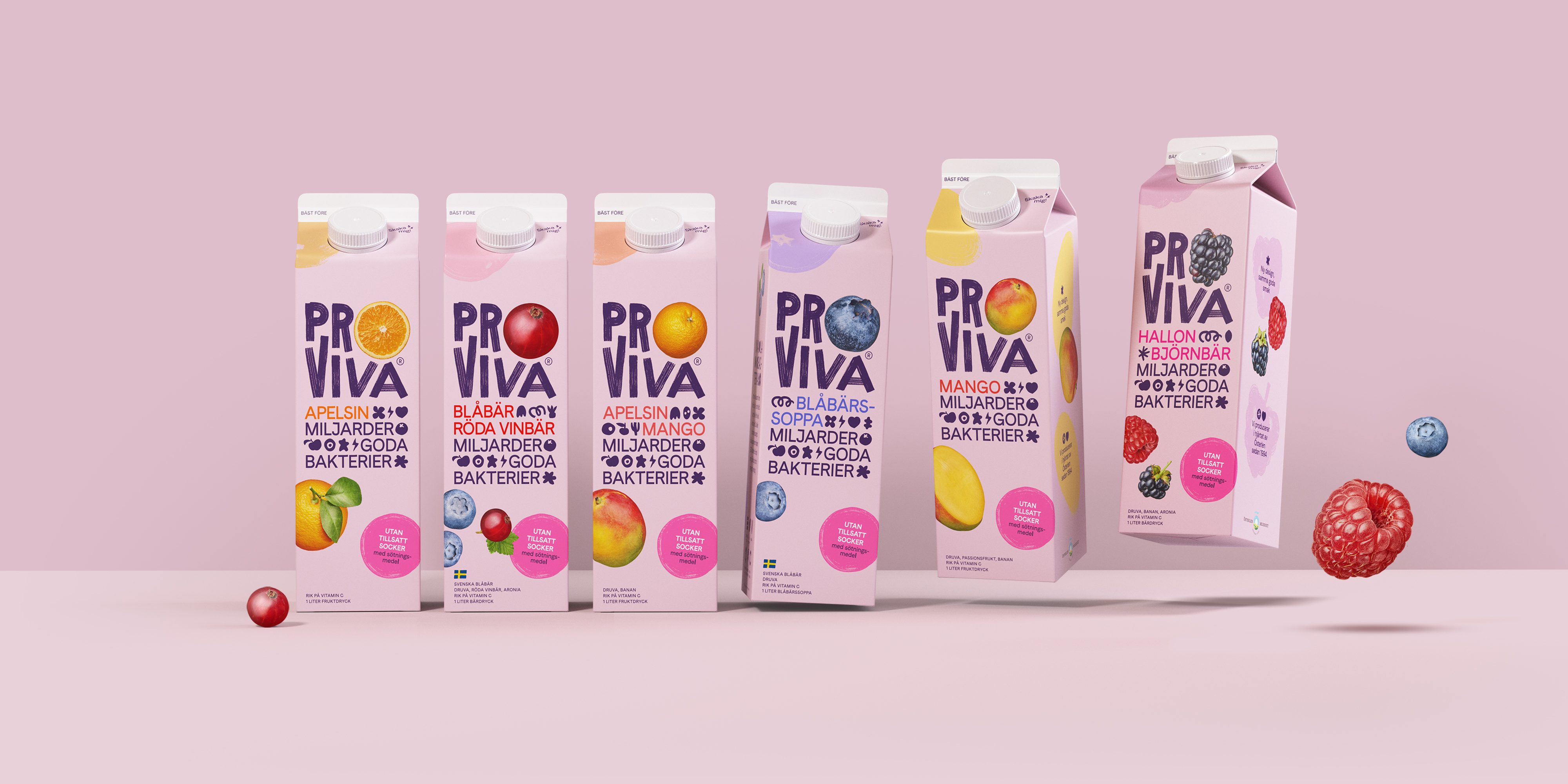 BVD | Brand identity and packaging design for ProViva