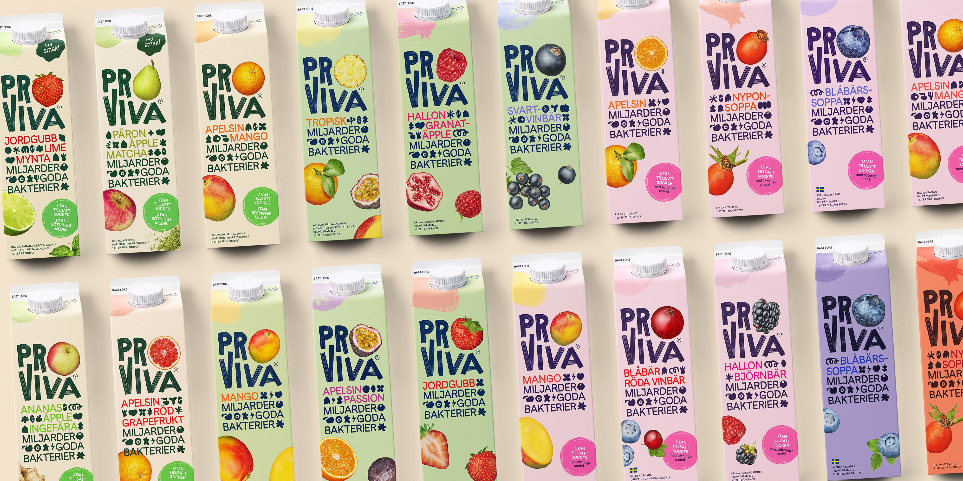 BVD | Brand identity and packaging design for ProViva